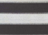 Sunshade Sail 4 / 5 x 4 m HDPE Rectangular Anthracite and White 42032806