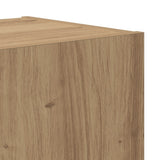 ZNTS TV Cabinet with Storage with Door 8 pcs Brown 221 x 30 x 180 cm Wood 3393455