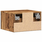 Wall-mounted Bedside Cabinets 2 pcs Old Wood 34x30x20 cm 856980