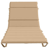 Sunlounger Cushion GEMERT 100% Polyester Sand 200 x 80 x 3 cm 948562