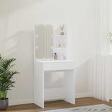 Dressing Table with LED White 60x40x140 cm 808828