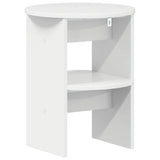 Side Cabinet High Gloss White 40 x 50 cm Engineered Wood 899824
