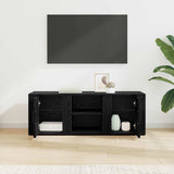 TV Cabinet Black Oak 100 x 31.5 x 35 cm Engineered Wood 881158