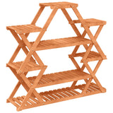 Flower Stand 110x25x105 cm Solid Wood Fir 362878