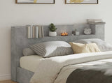 Headboard Concrete Grey Engineered Wood 3418679
