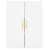 Highboard White 69,5x34x180 cm Engineered Wood 3195771
