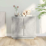 Sideboard Concrete Grey 80x40x75 cm Engineered Wood 811821
