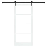 Sliding Door Manual White 86 x 198.5 cm Wood and metal 3332396