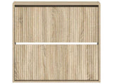 Wall-Mounted Shoe Cabinet ARNHEM 71 x 17 x 86 cm Sonoma Oak 896637