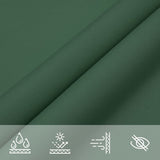 Sunshade Sail Oxford Fabric Square 4x4 m Dark Green 135469