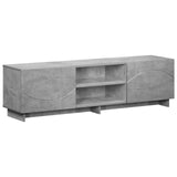 TV Stand 140 x 34.5 x 40 cm Concrete Grey Engineered Wood 8011489