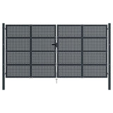 Garden Gate Anthracite 400x175 cm Steel 154575