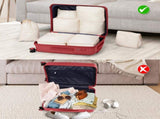 4-Piece Luggage Set with 2 Handbags & 8-Piece Toiletry Kit Durable PP Suitcase 37459360