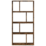 Bookcase Smoked Oak 60x20x120,5 cm Engineered Wood 858151