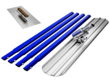 488 Concrete Bull Float with Trowel, Aluminium Alloy Concrete Finishing Tool, Adjustable 46364179