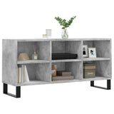 TV Cabinet Concrete Grey 103.5x30x50 cm Engineered Wood 827000