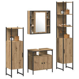 Bathroom Furniture Set 4 pcs Artisan Oak Engineered Wood 3334430