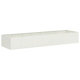 Planter White 280x80x40 cm Steel 860760