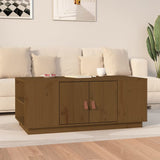 Coffee Table Honey Brown 100x50x41 cm Solid Wood Pine 818258