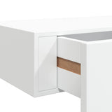 Wall-mounted Drawer Shelves 2 pcs White 40x23.5x10 cm MDF 330242