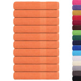 Sauna Towels 10 pcs "FROGN" Orange 80x200 cm 100% Cotton 136913