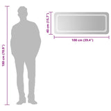 LED Bathroom Mirror 100x40 cm 151791
