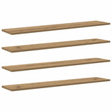 Bookshelf Board 3-Tier 4 pcs 100 x 20 x 1.5 cm Engineered Wood 875067