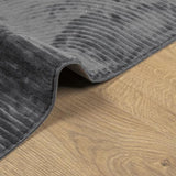 Rug IZA Short Pile Scandinavian Look Anthracite 120x170 cm 375428