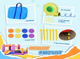 Kids Bouncy Castle House Inflatable Trampoline Slide Water Pool 3 in 1 with Blower for Kids Age 3-8 T3398P348066
