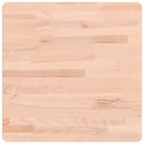 Basin Shelf Wall Mounted Steel and Solid Wood Beech 3302417