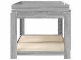 Bunk Bed for Kids Grey Sonoma 80 x 200 cm Engineered Wood 3410528