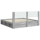 Bed Frame with Storage and Headboard 3 pcs Engineered Wood 3414176