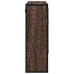 ZNTS Bathroom Mirror Cabinet Brown Oak 65x20x60 cm Engineered Wood 849263