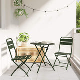 Garden Folding Chair Folding 2 pcs Green 42 x 52 x82cm 42002937