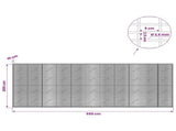 Gabion with 3.5 mm Wire and 5x2.5 cm Mesh 550x10x200 cm 3461621