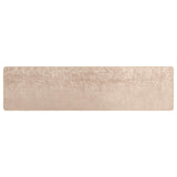 Rug Runner MARSA Beige 50 x 450 cm Polyester and PVC 42023080