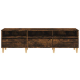 TV Cabinet Smoked Oak 150x30x44.5 cm Engineered Wood 831914
