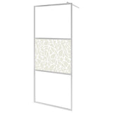 Shower screens Silver 90 x 195 cm Glass and Aluminium 146651