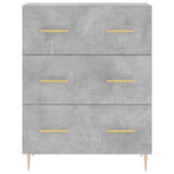 Highboard Concrete Grey 69.5x34x180 cm Engineered Wood 3189369