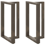 Bar Table Legs T-Shaped 2 pcs Black 60x35x cm Steel 4013083