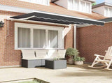 Awning Replacement Fabric Anthracite 3.5 x 2 m Polyester 42000416
