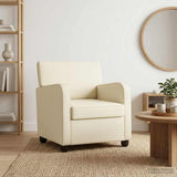 Armchair Cream Velvet 42043447