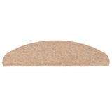 Stair Mats Self-adhesive 15 pcs 65x22.5x3.5 cm Beige 136394