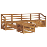 Sofa Sets 5 pcs Natural Solid Acacia Wood 3374344