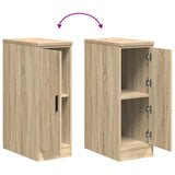Garage Storage Cabinet Sonoma Oak 30x51x85 cm Solid Wood Pine 860555
