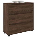Storage Cabinet Brown Oak 80 x 31 x 81 cm Engineered Wood 888854