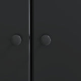 Sideboard Black 66 x 34.5 x 90 cm Engineered Wood 895506