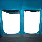 Family Tent Tunnel 8-Person Blue Waterproof 94617