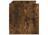 TV Cabinet 130 x 33 x 47 cm Smoked Oak Engineered Wood 8011199