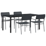 Outdoor Furniture Set 5 pcs Anthracite Steel 3422872